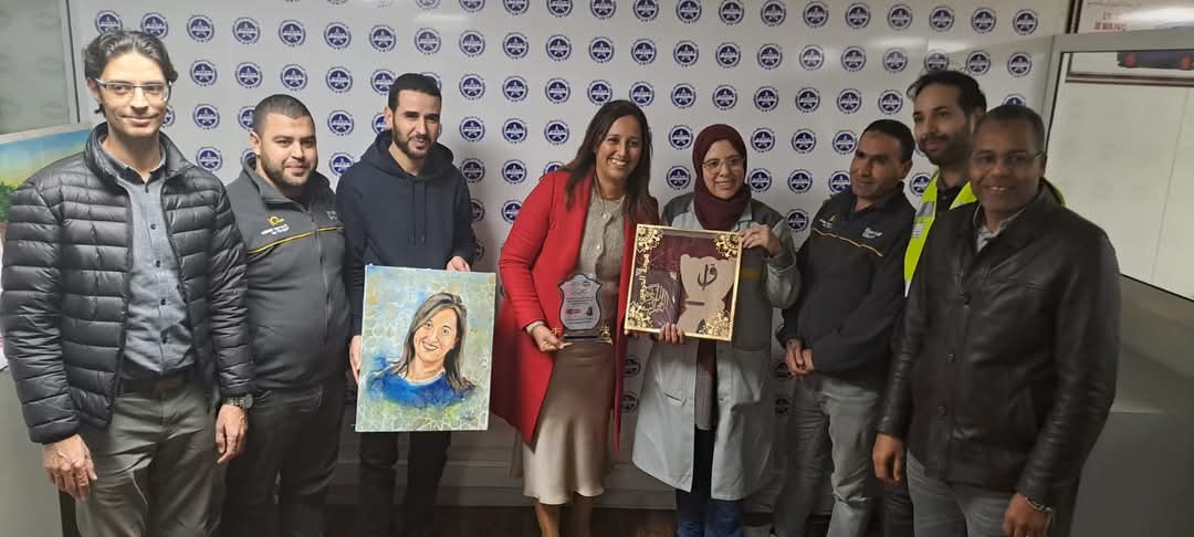 حفل تكريم للسيدة  أسماء فرحات مديرة الموارد البشرية بالمصنع