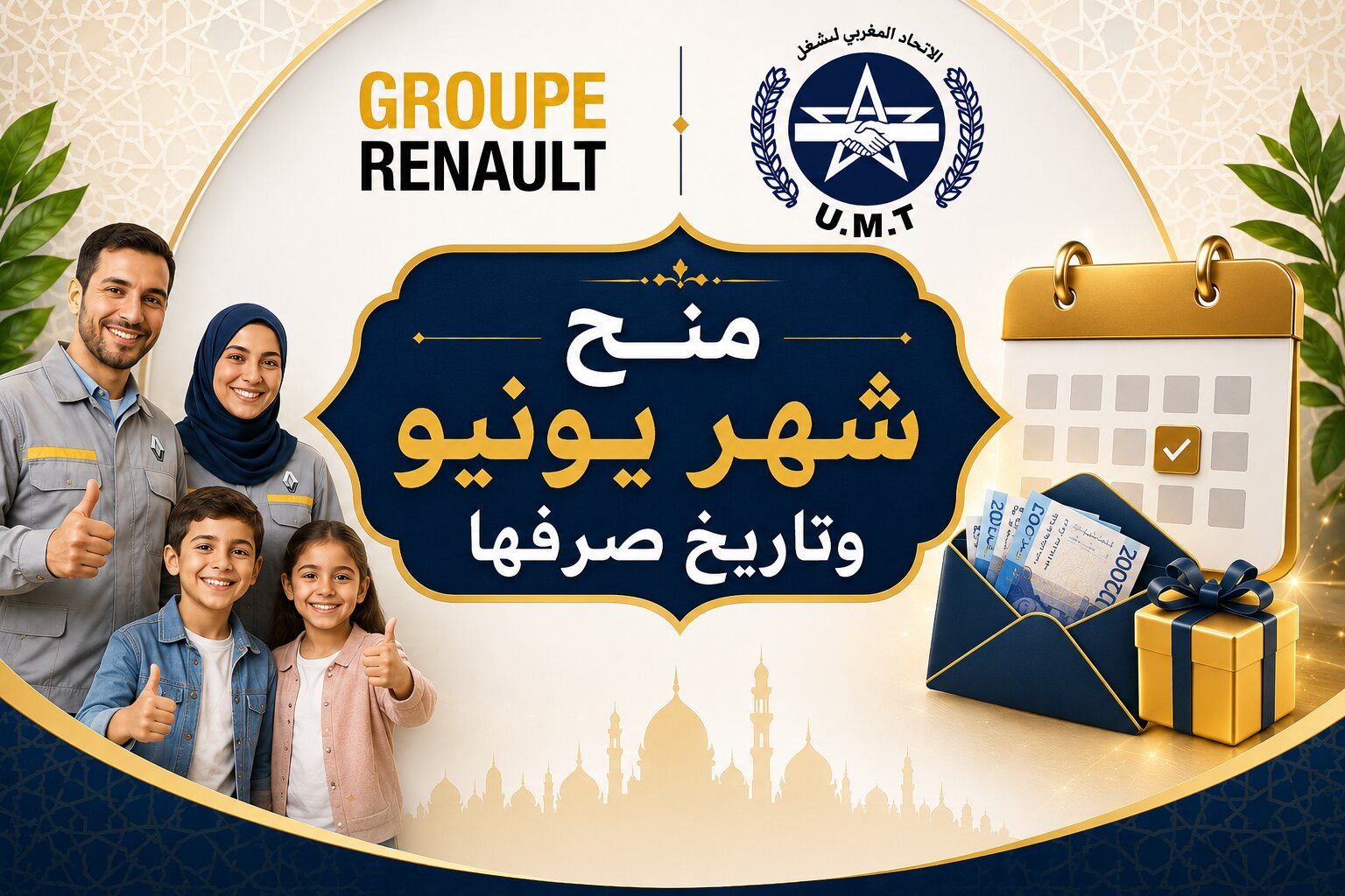 جدول المنح لشهر يونيو وتاريخ صرفها