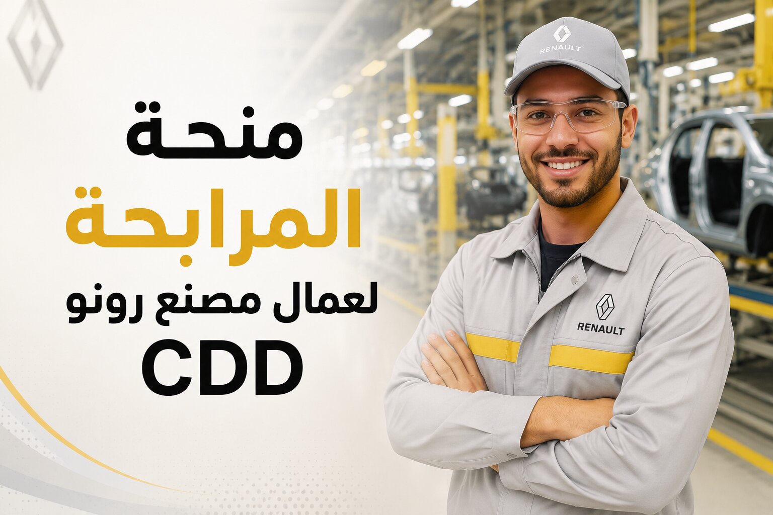 منحة المرابحة لعمال رونو بعقود CDD